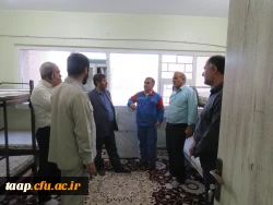 بازدید دکتر تراب محمدی معاون سیاسی استاندار آذربایجان شرقی و هیات همراه روز پنجشنبه 7 مهرماه از مراحل آماده سازی پردیس علامه امینی جهت استقبال وآموزش حضوری دانشجویان 14