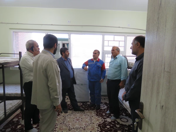 بازدید دکتر تراب محمدی معاون سیاسی استاندار آذربایجان شرقی و هیات همراه روز پنجشنبه 7 مهرماه از مراحل آماده سازی پردیس علامه امینی جهت استقبال وآموزش حضوری دانشجویان 14