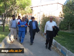 بازدید دکتر تراب محمدی معاون سیاسی استاندار آذربایجان شرقی و هیات همراه روز پنجشنبه 7 مهرماه از مراحل آماده سازی پردیس علامه امینی جهت استقبال وآموزش حضوری دانشجویان 16