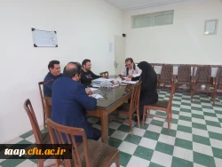  به همت معاونت محترم آموزشی ، پژوهشی و فرهنگی پردیس جلسه ای به مناسبت هفته کتاب و کتابخوانی درروز شنبه  مورخه 1401/08/07 برگزارگردید. 2