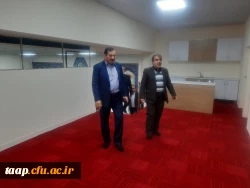 بازدیدحجت الاسلام و المسلمین تقوی و دکتر علی خاکی از پردیس علامه امینی تبریز 6