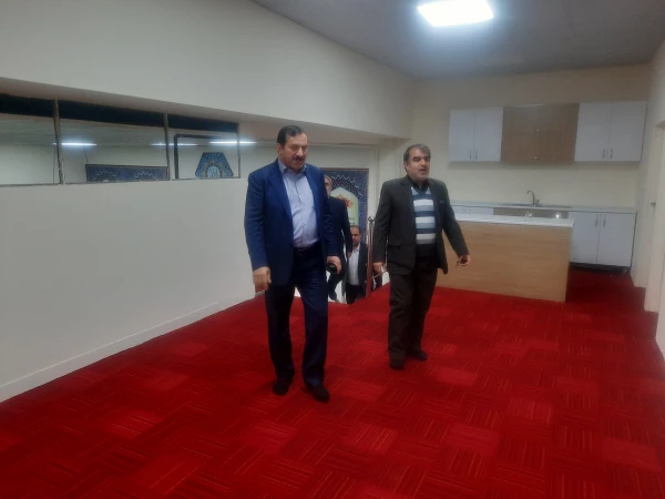 بازدیدحجت الاسلام و المسلمین تقوی و دکتر علی خاکی از پردیس علامه امینی تبریز 6