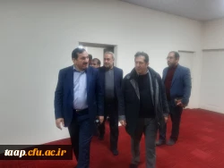 بازدیدحجت الاسلام و المسلمین تقوی و دکتر علی خاکی از پردیس علامه امینی تبریز 7