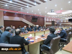 جلسه هم فکری و تبادل نظر برای استقبال شایسته شهیدگمنام در پردیس علامه امینی تبریز برگزارگردید. 4