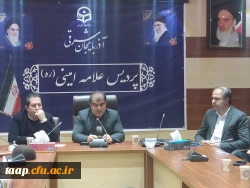 تشکیل جلسه با فرماندهان حوزه شهری و کارمندی در راستای برگزاری مراسم استقبال از شهید گمنام
 2