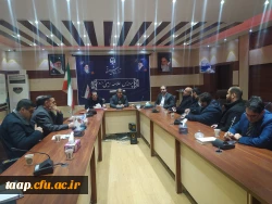 تشکیل جلسه با فرماندهان حوزه شهری و کارمندی در راستای برگزاری مراسم استقبال از شهید گمنام
 2