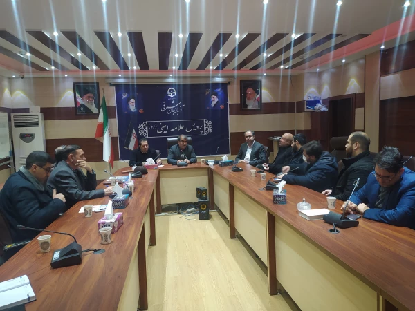 تشکیل جلسه با فرماندهان حوزه شهری و کارمندی در راستای برگزاری مراسم استقبال از شهید گمنام
 2