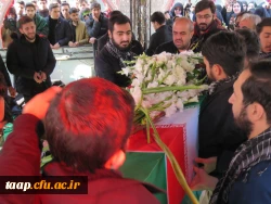 لالایی فرهنگیان تبریز بر پیکر یک شهید گمنام 18