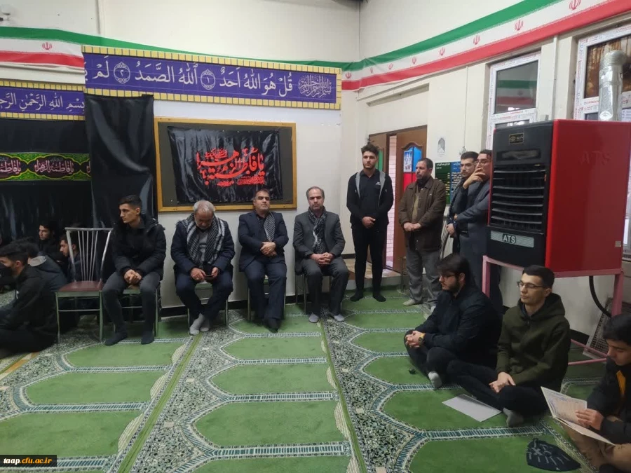 شام غریبان شهیدگمنام مورخه 1401/10/07 در نمازخانه پردیس علامه امینی تبریز برگزارشد. 2