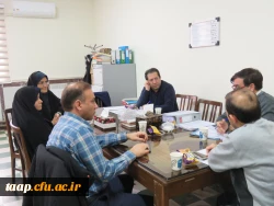 کمیته امتحانات با حضور دکتر قربانی معاونت آموزشی،پژوهشی و فرهنگی پردیس علامه امینی برگزار گردید. 2