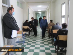 بازدید هیات رئیسه از کیفیت برگزاری امتحانات  نیمسال اول دی 1401 3