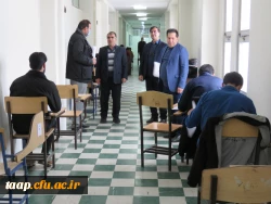 بازدید هیات رئیسه از کیفیت برگزاری امتحانات  نیمسال اول دی 1401 4