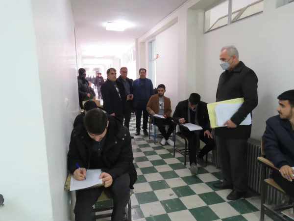 بازدید هیات رئیسه از کیفیت برگزاری امتحانات  نیمسال اول دی 1401 5