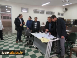 بازدید هیات رئیسه از کیفیت برگزاری امتحانات  نیمسال اول دی 1401 7