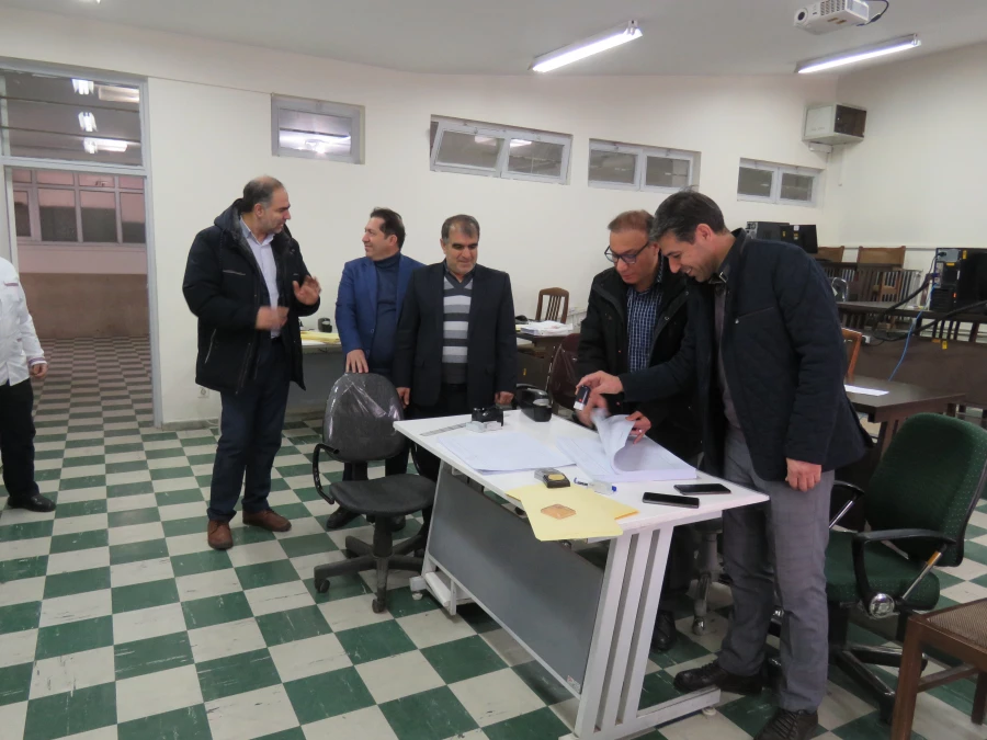 بازدید هیات رئیسه از کیفیت برگزاری امتحانات  نیمسال اول دی 1401 7