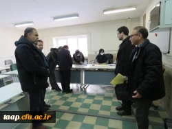 بازدید هیات رئیسه از کیفیت برگزاری امتحانات  نیمسال اول دی 1401 8