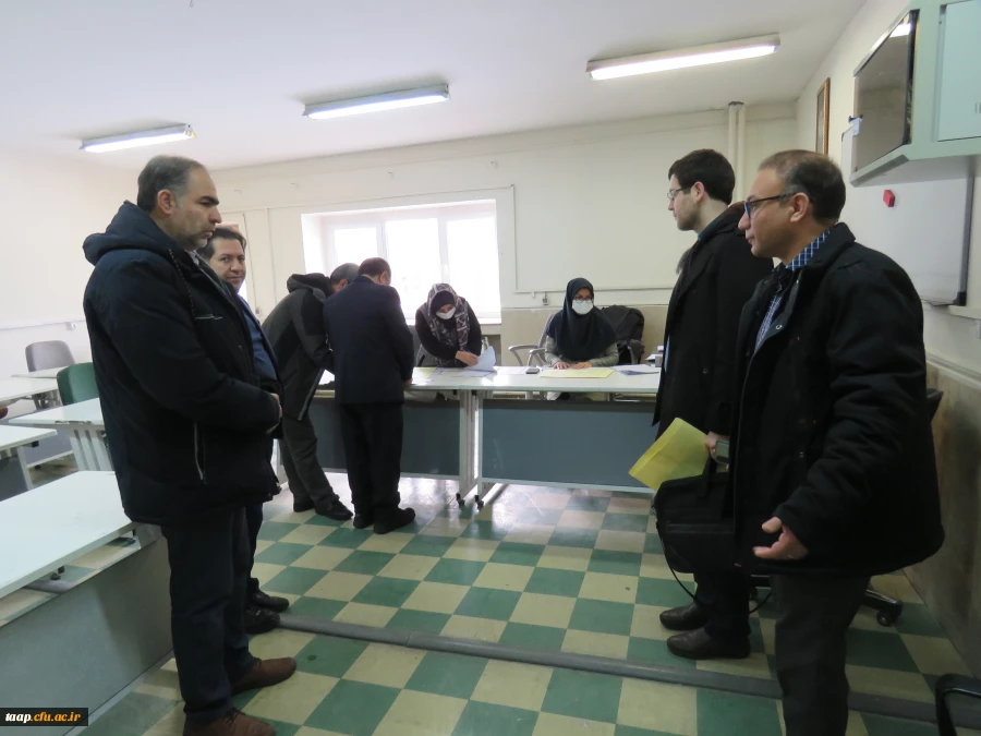 بازدید هیات رئیسه از کیفیت برگزاری امتحانات  نیمسال اول دی 1401 8