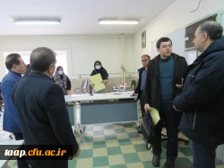 بازدید هیات رئیسه از کیفیت برگزاری امتحانات  نیمسال اول دی 1401 9