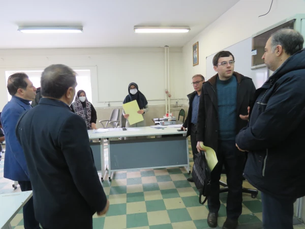 بازدید هیات رئیسه از کیفیت برگزاری امتحانات  نیمسال اول دی 1401 9