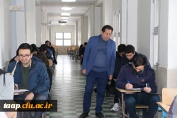 بازدید هیات رئیسه از کیفیت برگزاری امتحانات  نیمسال اول دی 1401 11