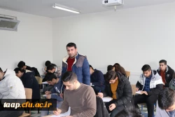 بازدید هیات رئیسه از کیفیت برگزاری امتحانات  نیمسال اول دی 1401 12