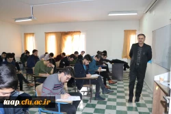 بازدید هیات رئیسه از کیفیت برگزاری امتحانات  نیمسال اول دی 1401 13