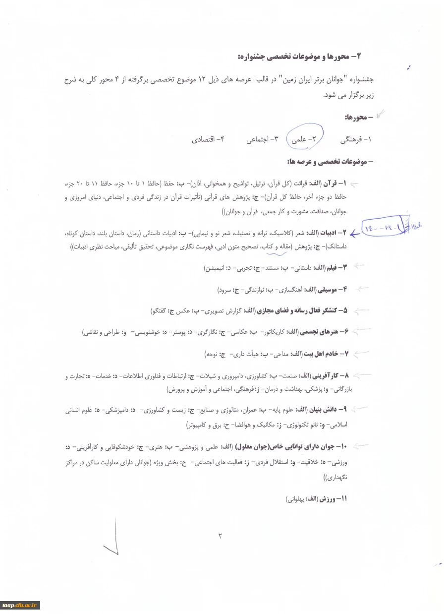 جشنواره جوانان برتر ایران زمین  3