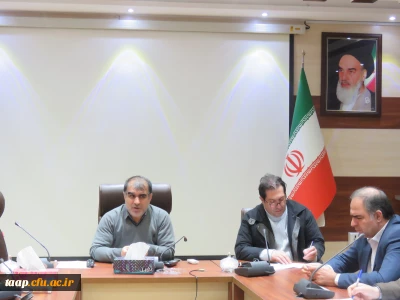 جلسه هماهنگی چهلم شهیدگمنام با حضور هیات رئیسه پردیس علامه امینی تبریز