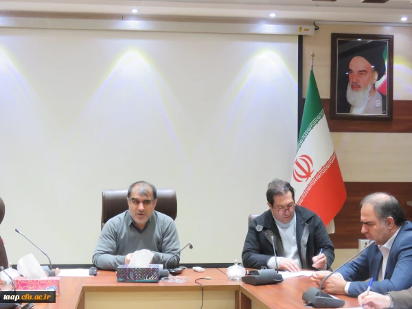 جلسه هماهنگی چهلم شهیدگمنام با حضور هیات رئیسه پردیس علامه امینی تبریز 2