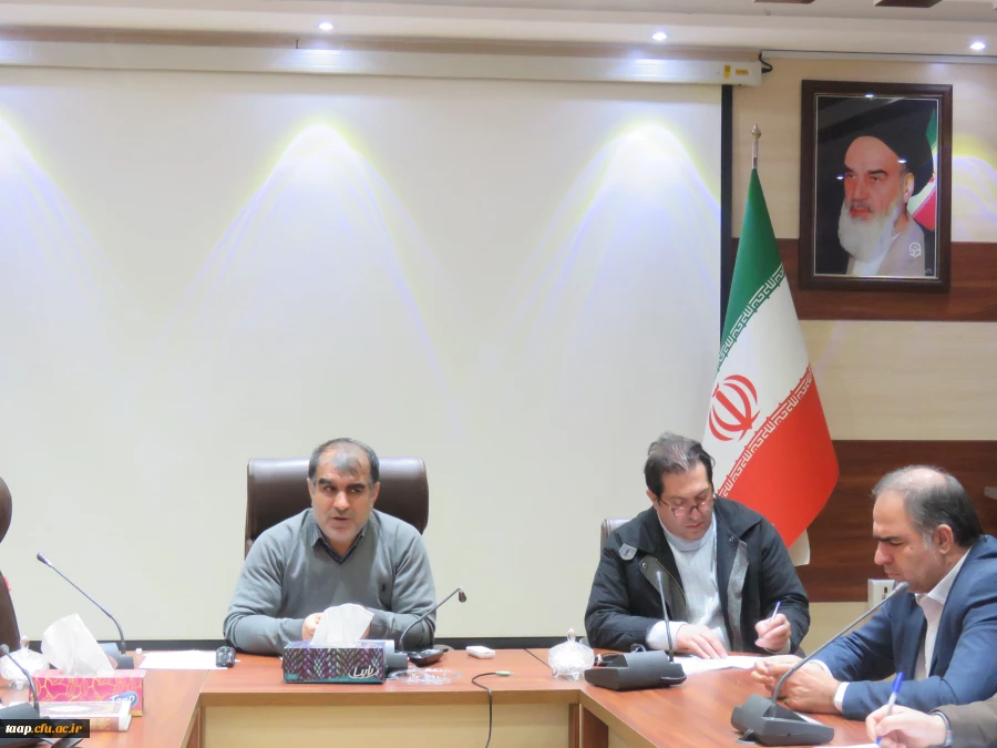 جلسه هماهنگی چهلم شهیدگمنام با حضور هیات رئیسه پردیس علامه امینی تبریز 2