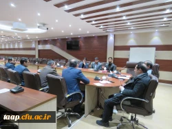 جلسه هماهنگی چهلم شهیدگمنام با حضور هیات رئیسه پردیس علامه امینی تبریز 5