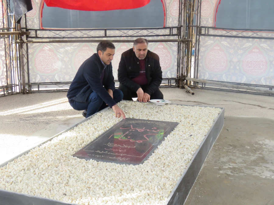 آیین گرامیداشت چهلم شهیدگمنام 7