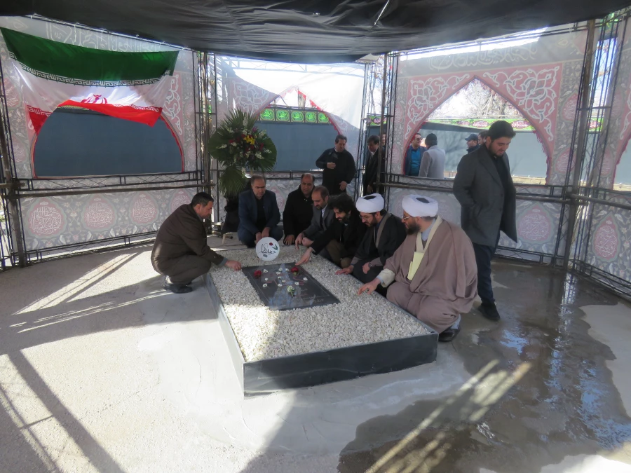 آیین گرامیداشت چهلم شهیدگمنام 9