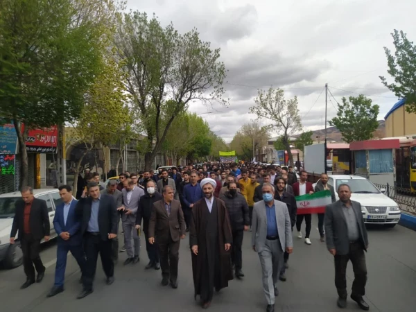 حضور پرشور خانواده دانشگاه فرهنگیان استان آذربایجان شرقی در راهپیمایی روز قدس 4