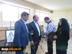 افتتاح دهمین نمایشگاه آثار هنری دانشجویان دانشگاه فرهنگیان آذربایجان شرقی  6