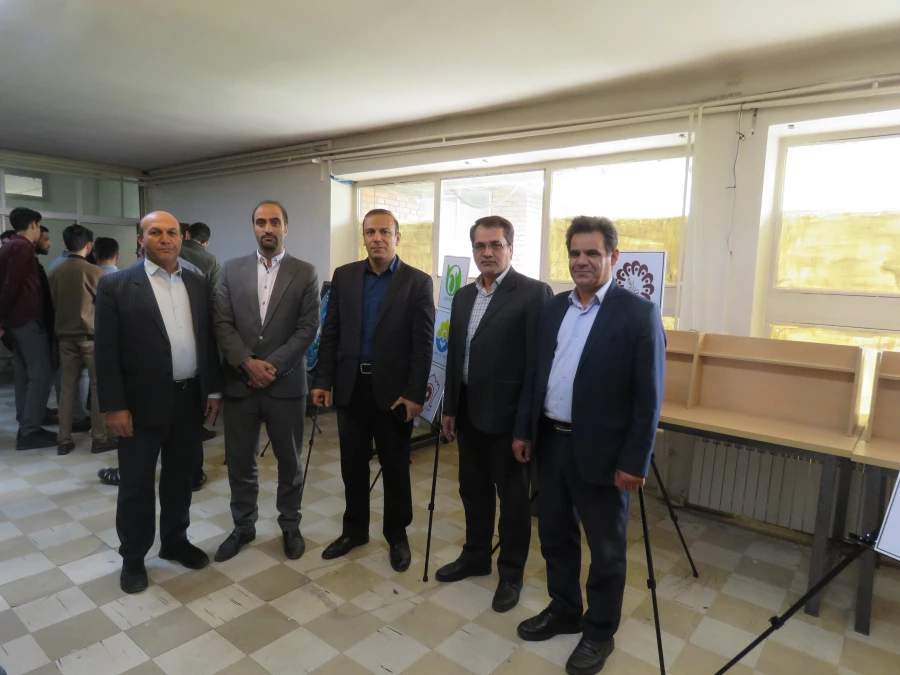 افتتاح دهمین نمایشگاه آثار هنری دانشجویان دانشگاه فرهنگیان آذربایجان شرقی  7