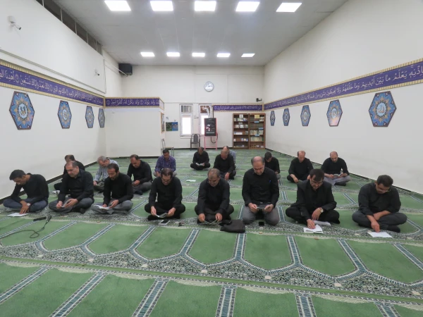 مراسم عزاداری آقا ابا عبدالله الحسین در پردیس علامه امینی تبریز 2