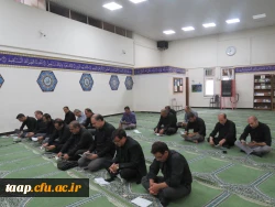 مراسم عزاداری آقا ابا عبدالله الحسین در پردیس علامه امینی تبریز 3