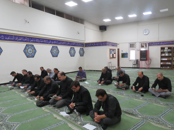 مراسم عزاداری آقا ابا عبدالله الحسین در پردیس علامه امینی تبریز 3