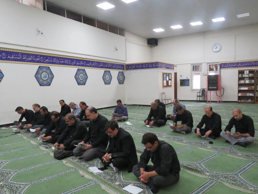 مراسم عزاداری آقا ابا عبدالله الحسین در پردیس علامه امینی تبریز 3