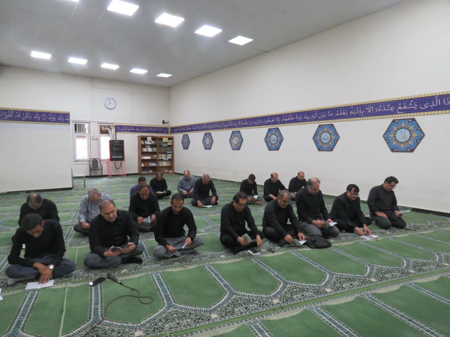 مراسم عزاداری آقا ابا عبدالله الحسین در پردیس علامه امینی تبریز 4