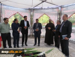 بازدید دکتر غیاثی رئیس دانشگاه فرهنگیان کشور از دانشگاه فرهنگیان آذربایجان شرقی 3