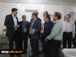 بازدید دکتر غیاثی رئیس دانشگاه فرهنگیان کشور از دانشگاه فرهنگیان آذربایجان شرقی 3