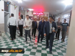 بازدید دکتر غیاثی رئیس دانشگاه فرهنگیان کشور از دانشگاه فرهنگیان آذربایجان شرقی 7