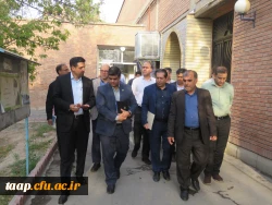 بازدید دکتر غیاثی رئیس دانشگاه فرهنگیان کشور از دانشگاه فرهنگیان آذربایجان شرقی 9