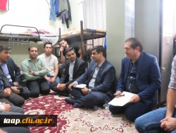 بازدید دکتر غیاثی رئیس دانشگاه فرهنگیان کشور از دانشگاه فرهنگیان آذربایجان شرقی 11