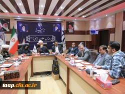 جلسه شورای تشکل های دانشجویی با حضور دکتر مبشری
 2