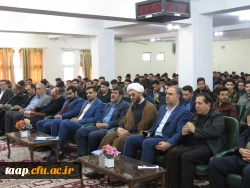 آیین گرامیداشت روز دانشجو با حضور معاون سیاسی ، امنیتی استاندارآذربایجان شرقی در دانشگاه فرهنگیان برگزار شد. 5