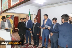 آیین گرامیداشت روز دانشجو با حضور معاون سیاسی ، امنیتی استاندارآذربایجان شرقی در دانشگاه فرهنگیان برگزار شد. 13