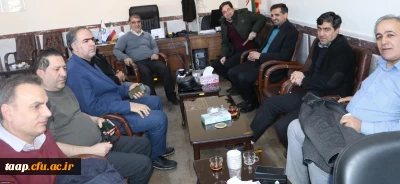 نشست صمیمی رییس  دانشگاه فرهنگیان استان آذربایجان شرقی با هیئت رئیسه و مدیران گروههای آموزشی  و درسی پردیس علامه امینی